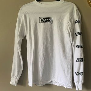 White Vans Long Sleeve
